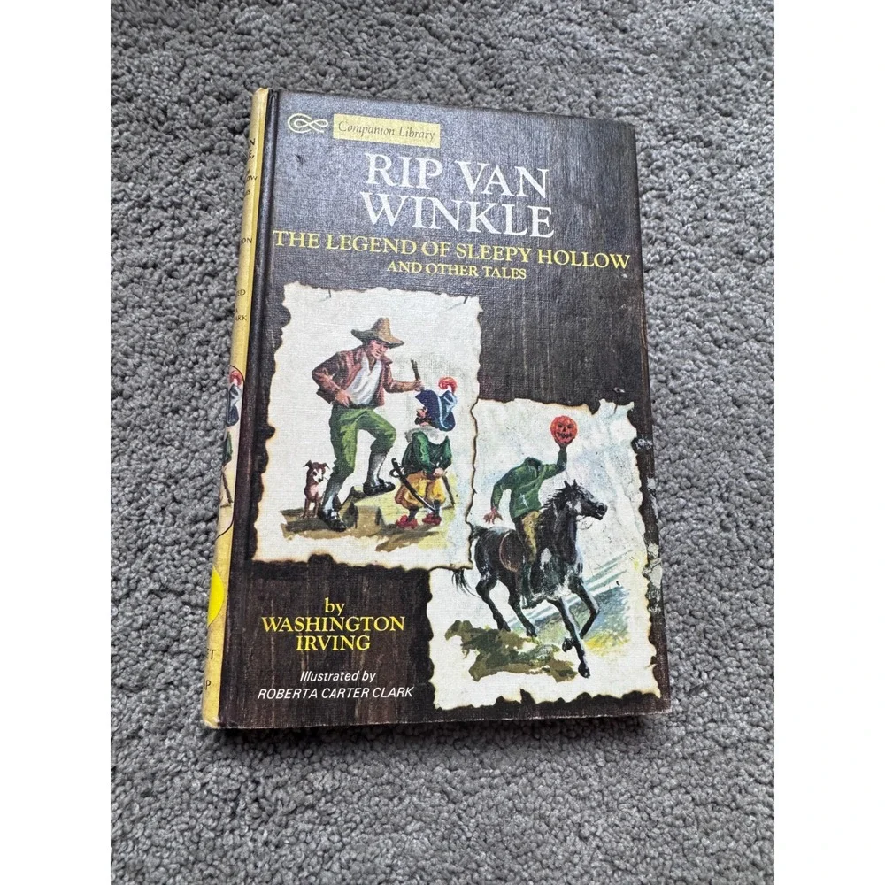 Rip Van Winkle Legend of Sleepy Hollow Washington Irving Hardback 1967